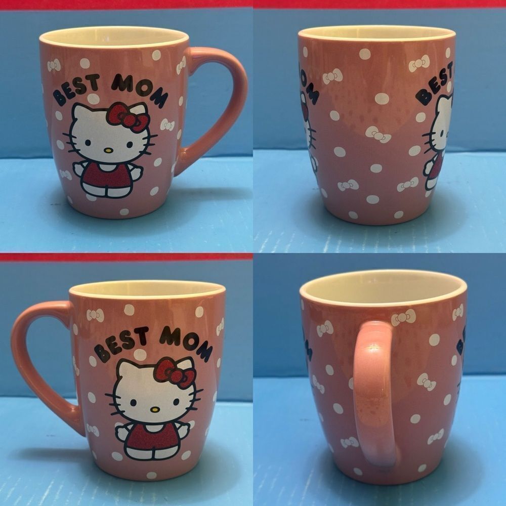 Hello Kitty Ceramic Coffee Mug BEST MOM